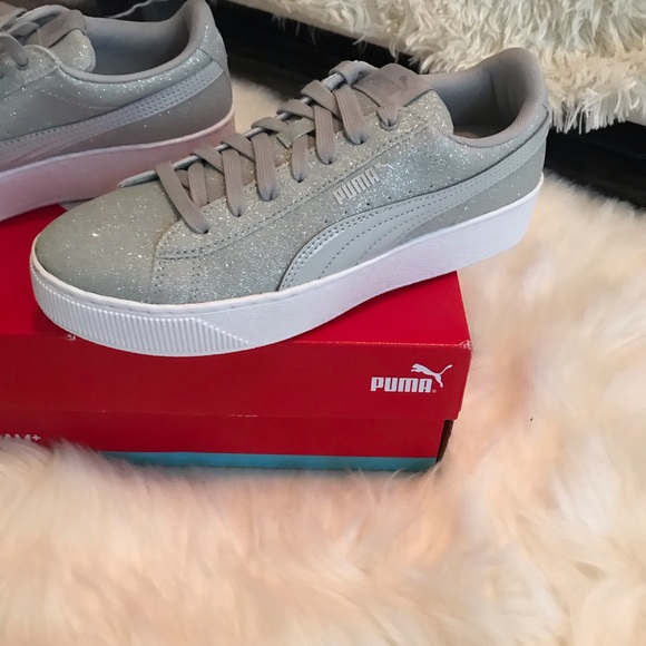 puma vikky platform glitz jr